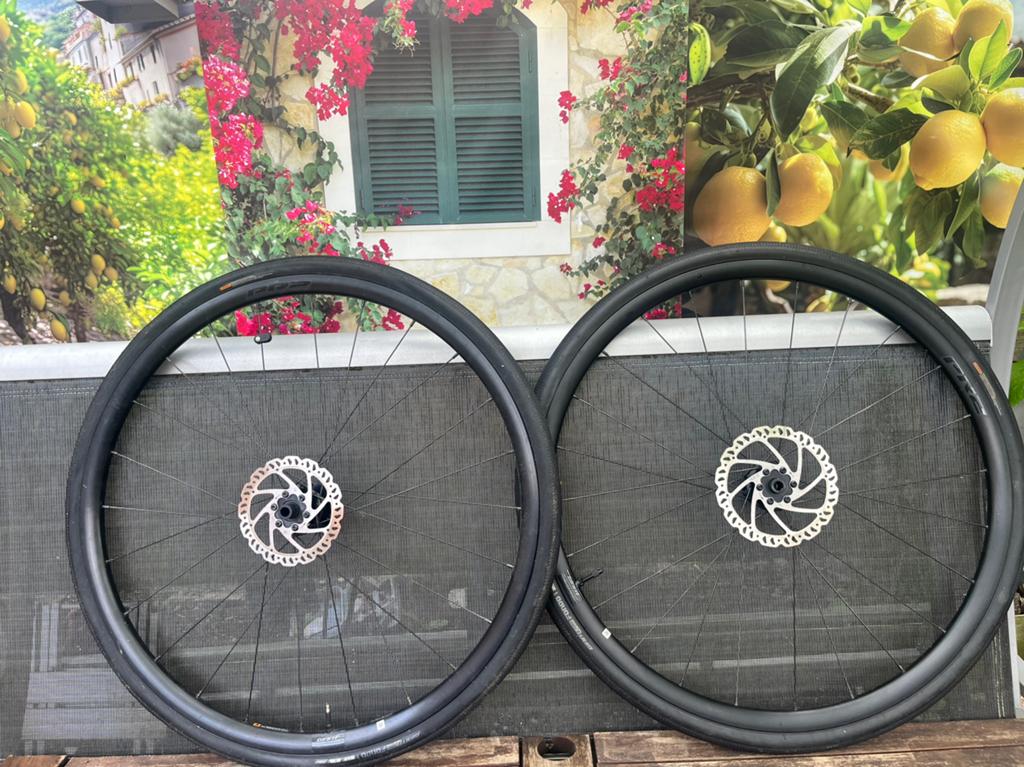 Giant PR2 wielen met banden en remschijven, Fietsen en Brommers, Fietsonderdelen, Ophalen of Verzenden, Gebruikt, Racefiets, Wiel