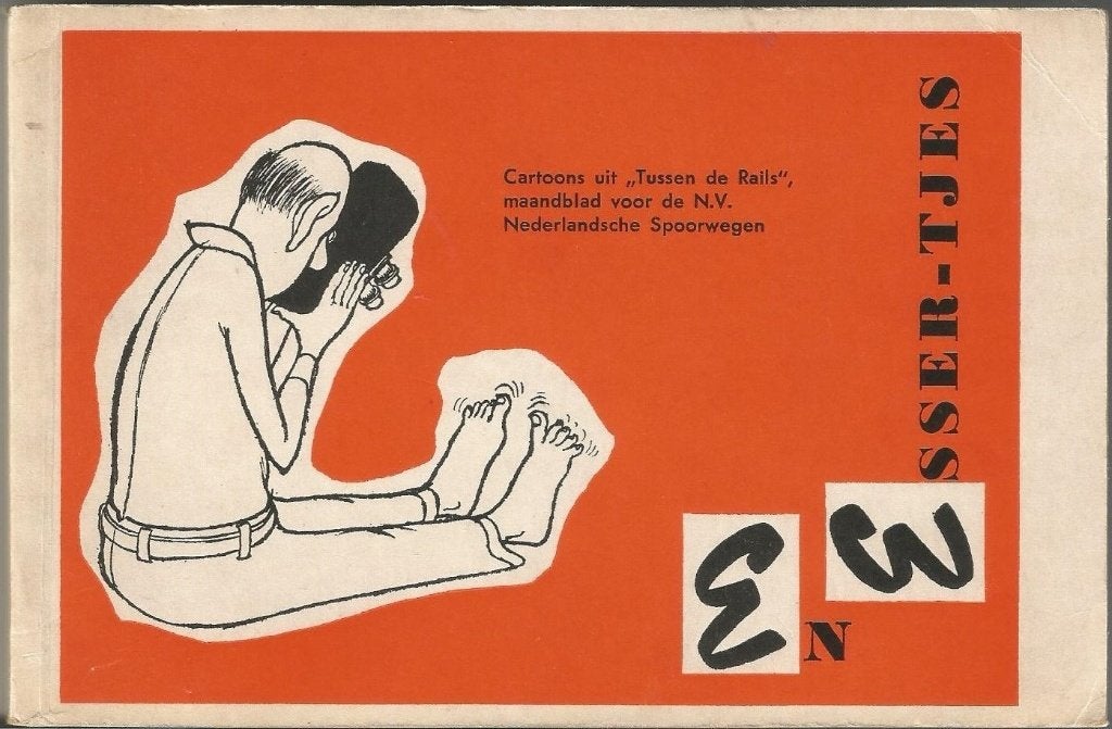 En-esser-tjes - cartoons - jaren 50 - NS - spoorwegen, Boeken, Ophalen, Gelezen, Cartoons
