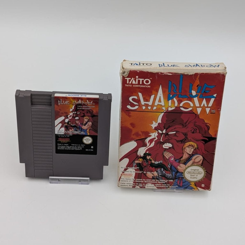 Blue Shadow - Nintendo NES Game met doosje en boekje, Spelcomputers en Games, Nintendo, Zo goed als nieuw, Support@nintendo.com
