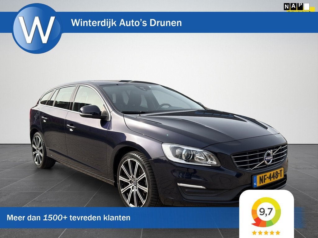 Volvo V60 2.0 T3 Nordic+ Clima|Trekhaak|Cruise|NAP, Gebruikt, Euro 6, 4 cilinders, 1969 cc