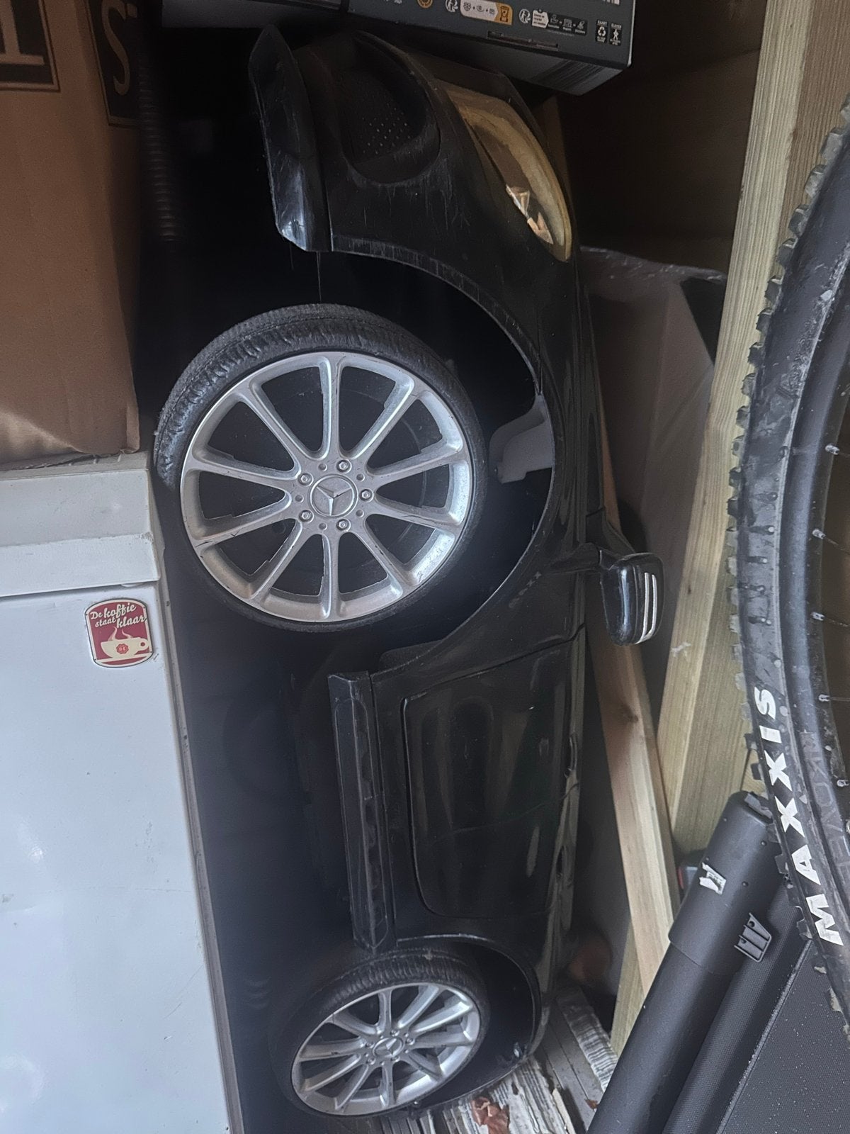 Elektrische kinderauto Mercedes met nieuwe accu, Ophalen of Verzenden, Gebruikt