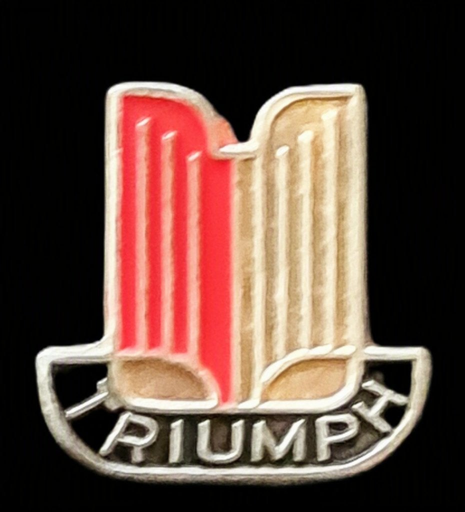 Triumph speld- rood-zwart-goudkleur, Verzenden, Nieuw, Transport, Speldje of Pin