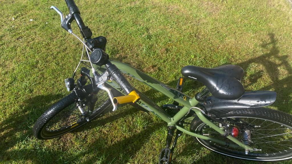 Alpina kinderfiets - Stoere groene fiets voor avonturiers, Overige merken, Gebruikt, Velgrem, Versnellingen