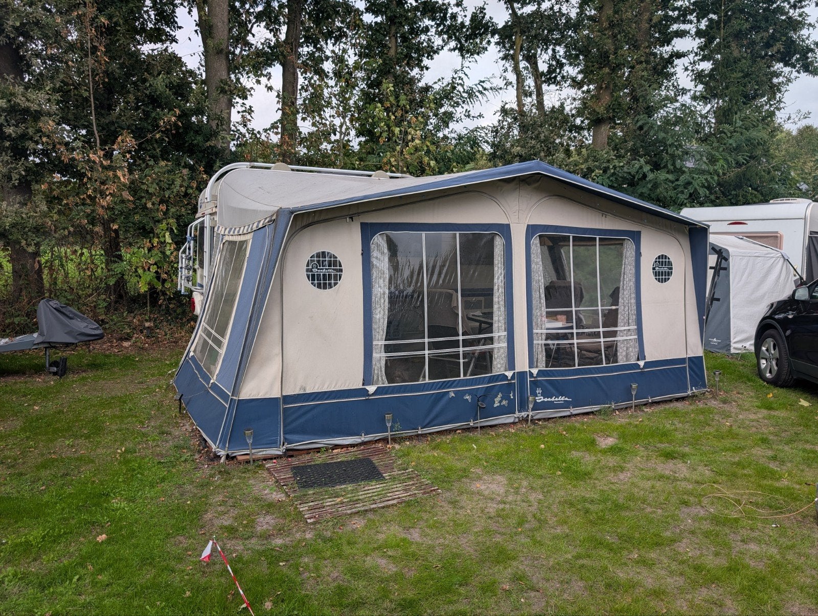 isabella voortent 3 meter diep en met omloopmaat 900, Ophalen, Gebruikt, Isabella