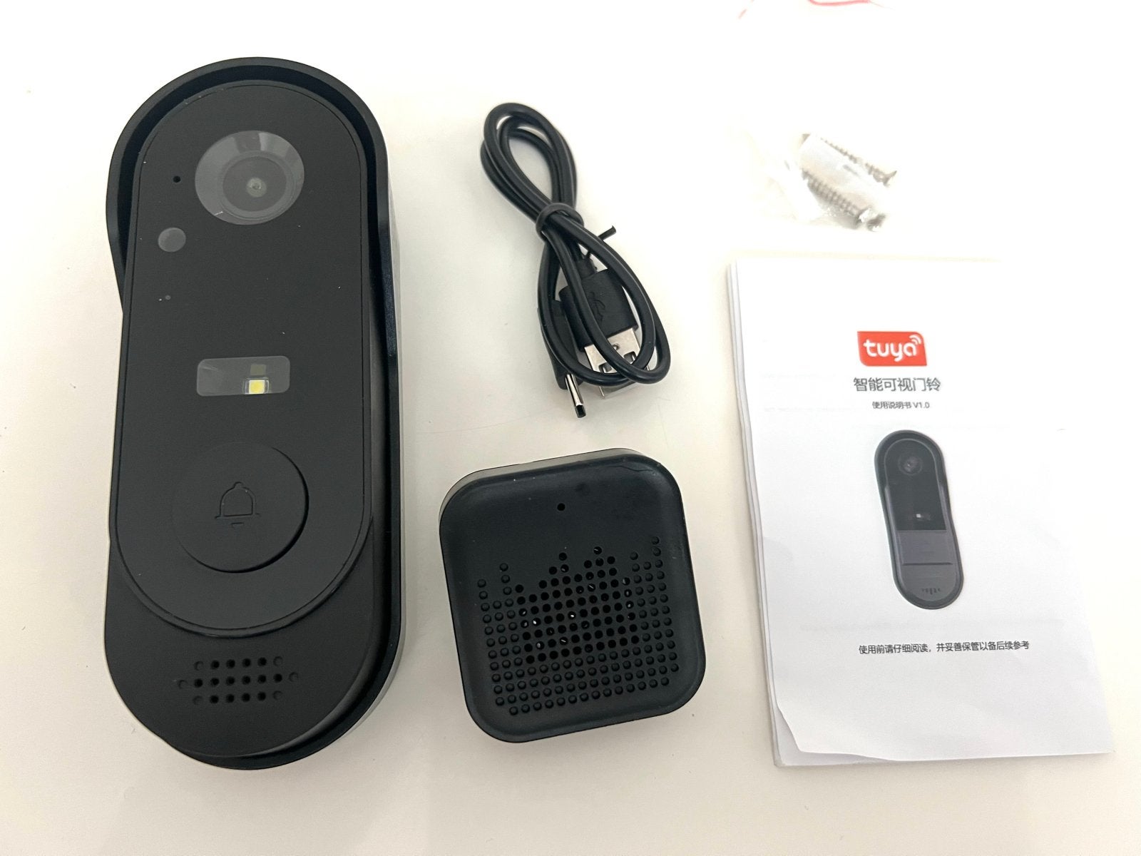 Smart Home Video Deurbel - Draadloos met Camera, Ophalen, Bewegingsdetectiesensor, Nieuw, Draadloos