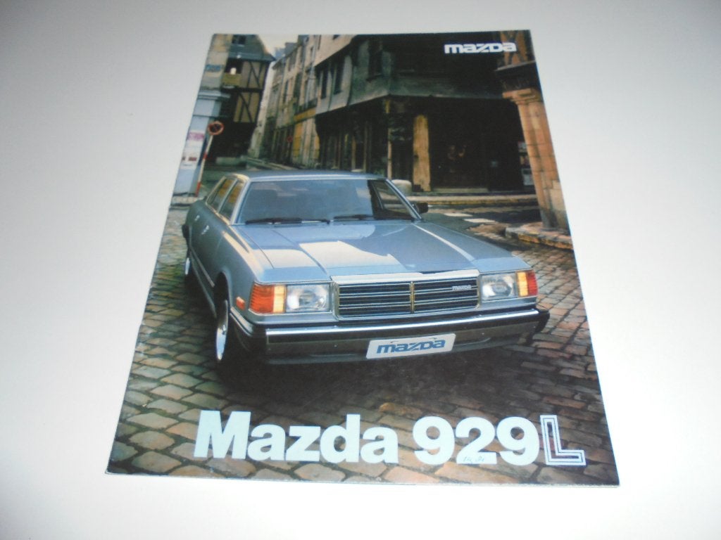 brochure Mazda 929 Legato  1983, Ophalen of Verzenden, Zo goed als nieuw, Mazda