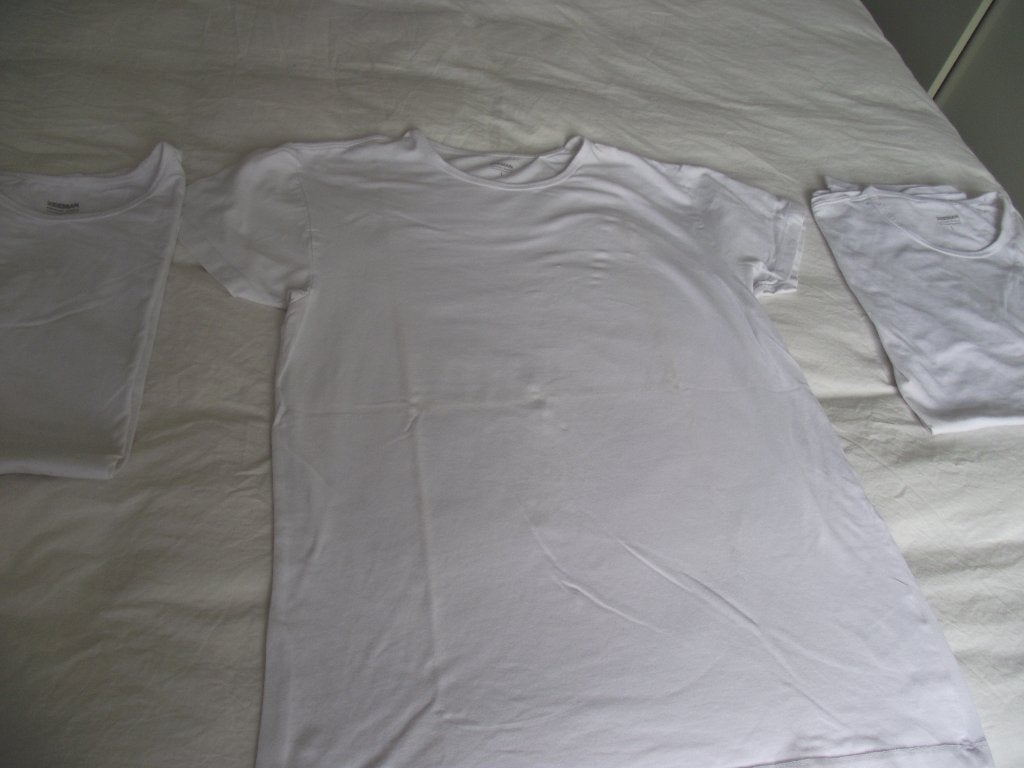 3 stuks wit T-shirt ronde hals Zeeman maat L per stuk, Kleding | Heren, T-shirts, Maat 52/54 (L), Wit, Nieuw, Ophalen of Verzenden