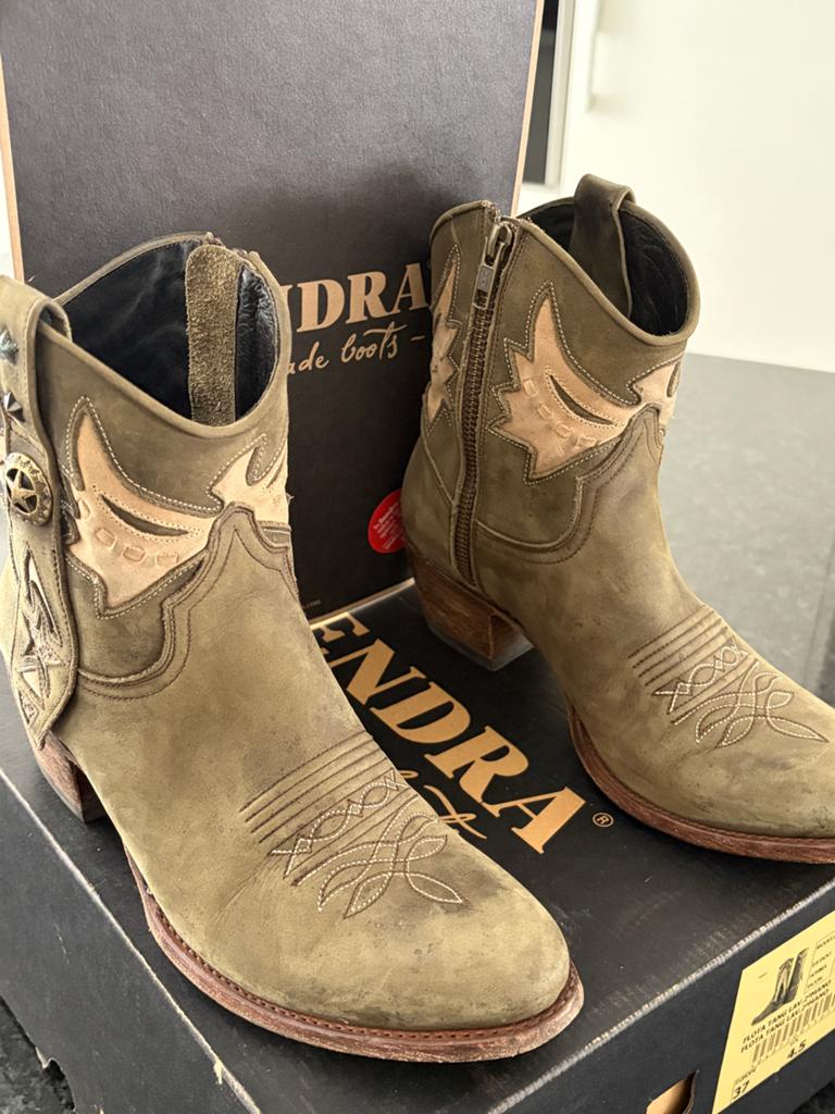 Sendra cowboylaarzen maat 37 - Zo goed als nieuw, Ophalen of Verzenden, Zo goed als nieuw, Groen, Lage of Enkellaarzen
