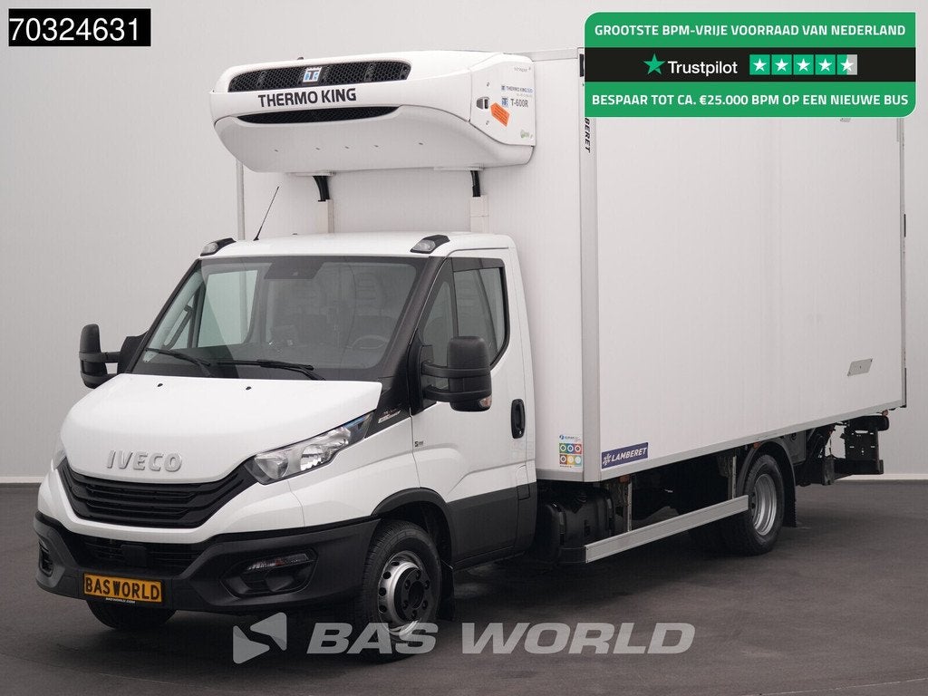 Iveco Daily 72C21 3.0L Automaat Lamberet Laadklep Koelwagen, Automaat, Stof, Gebruikt, Euro 6
