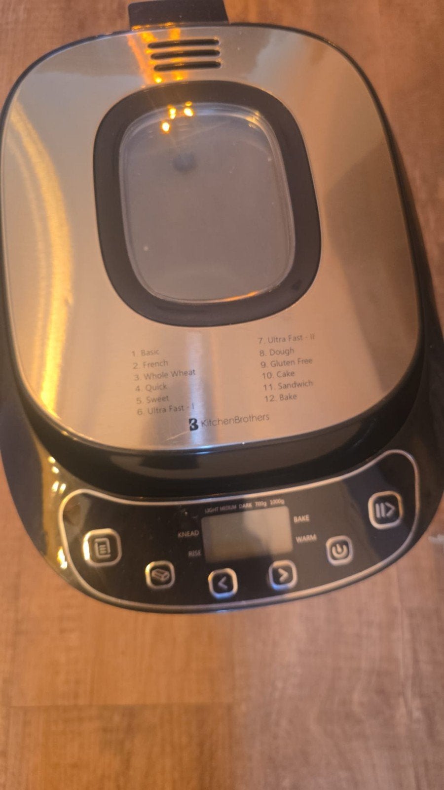 Broodmachine - Werkt perfect, weinig gebruikt, Witgoed en Apparatuur, Met timer, Kijkvenster, 800 tot 1200 gram deeg, Ophalen of Verzenden