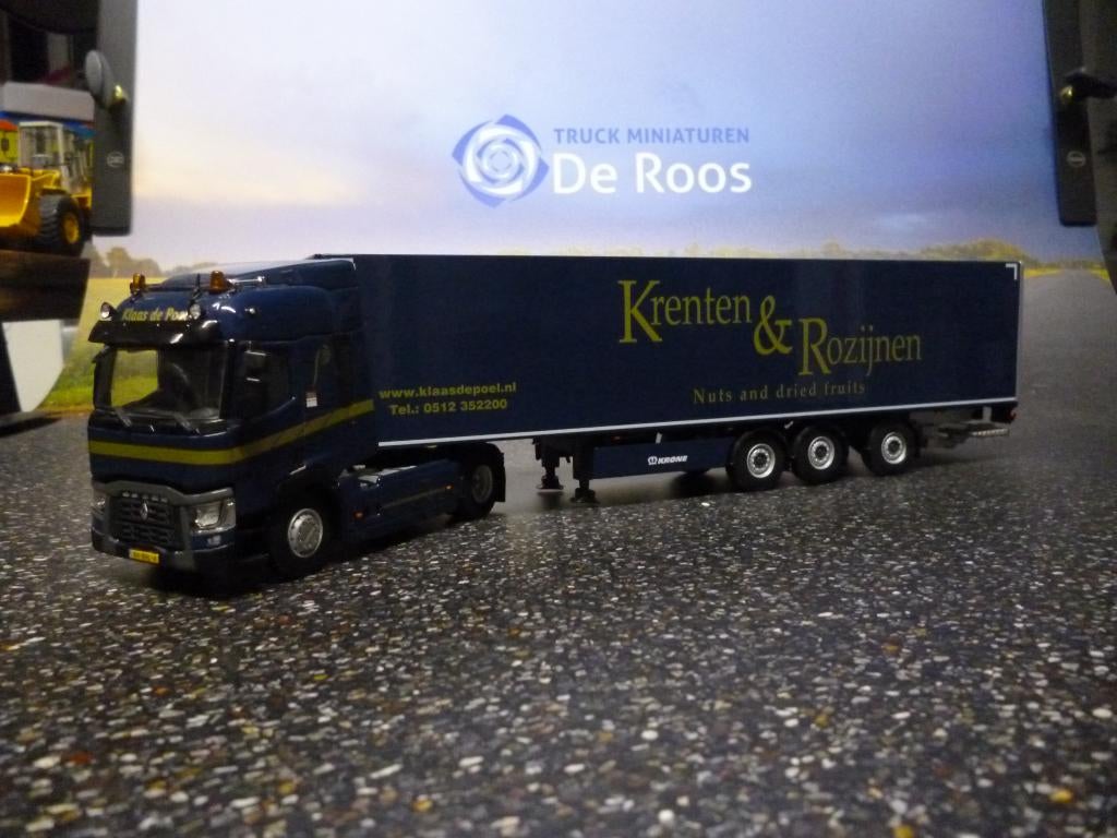 WSI Renault Trucks Klaas de Poel, Hobby en Vrije tijd, Modelauto's | 1:50, Ophalen of Verzenden, Nieuw, Bus of Vrachtwagen, Wsi
