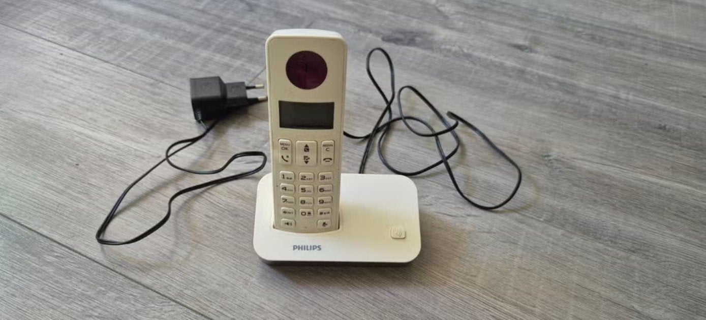 draadloze huistelefoon met basisstation, Telecommunicatie, Ophalen, Gebruikt, 1 handset