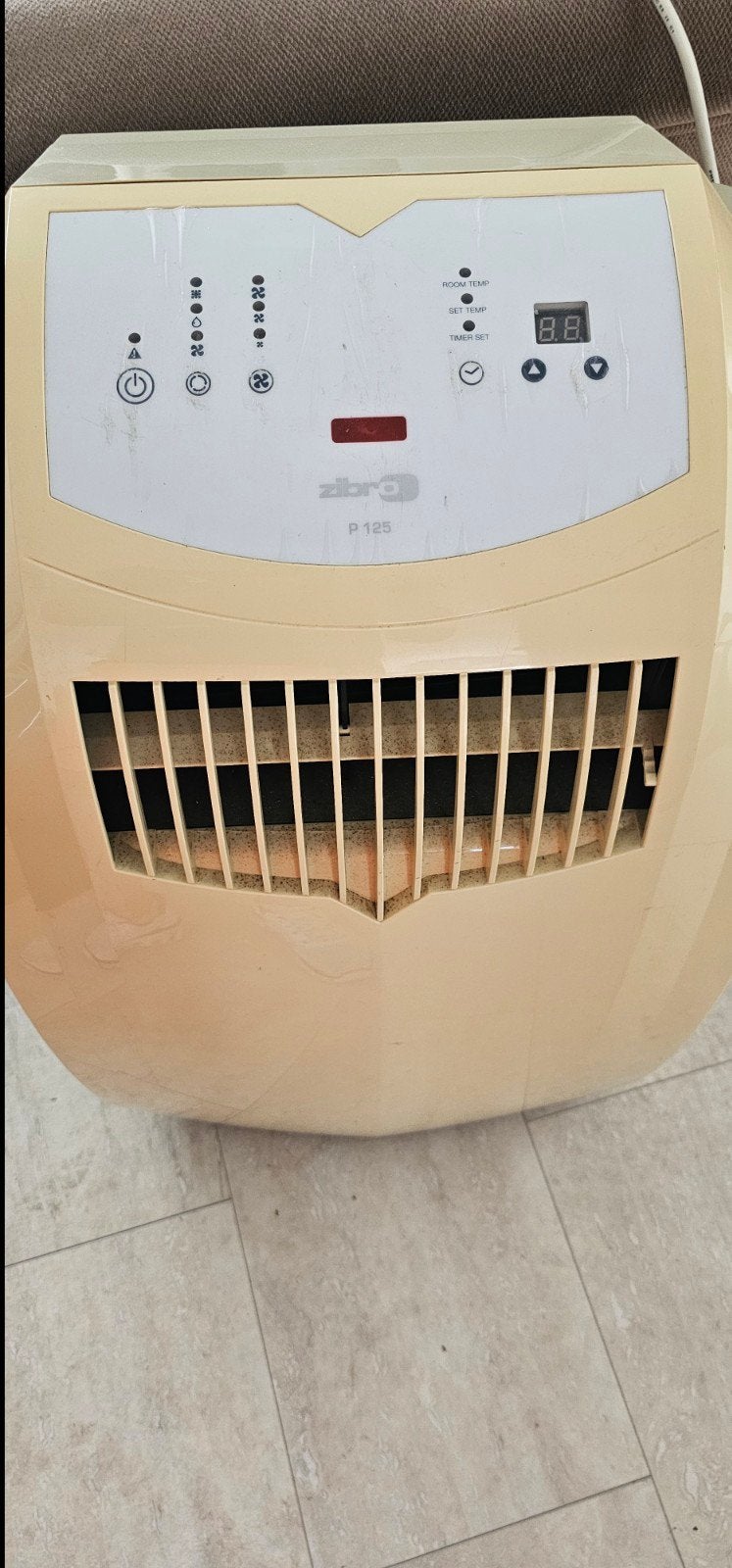Zibro P 125 2.5kw Mobiele Airco - Energieklasse A, Gebruikt, 3 snelheden of meer, Ophalen of Verzenden, Energieklasse A of zuiniger