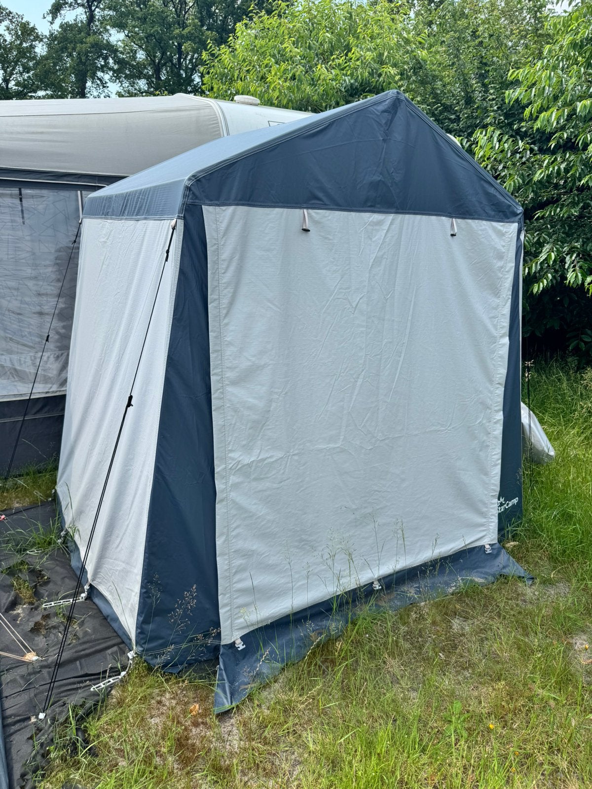 Zgan 1 seizoen gestaan! STARCAMP COMO schuurtent 210x140x180, Ophalen, _, _, Zo goed als nieuw
