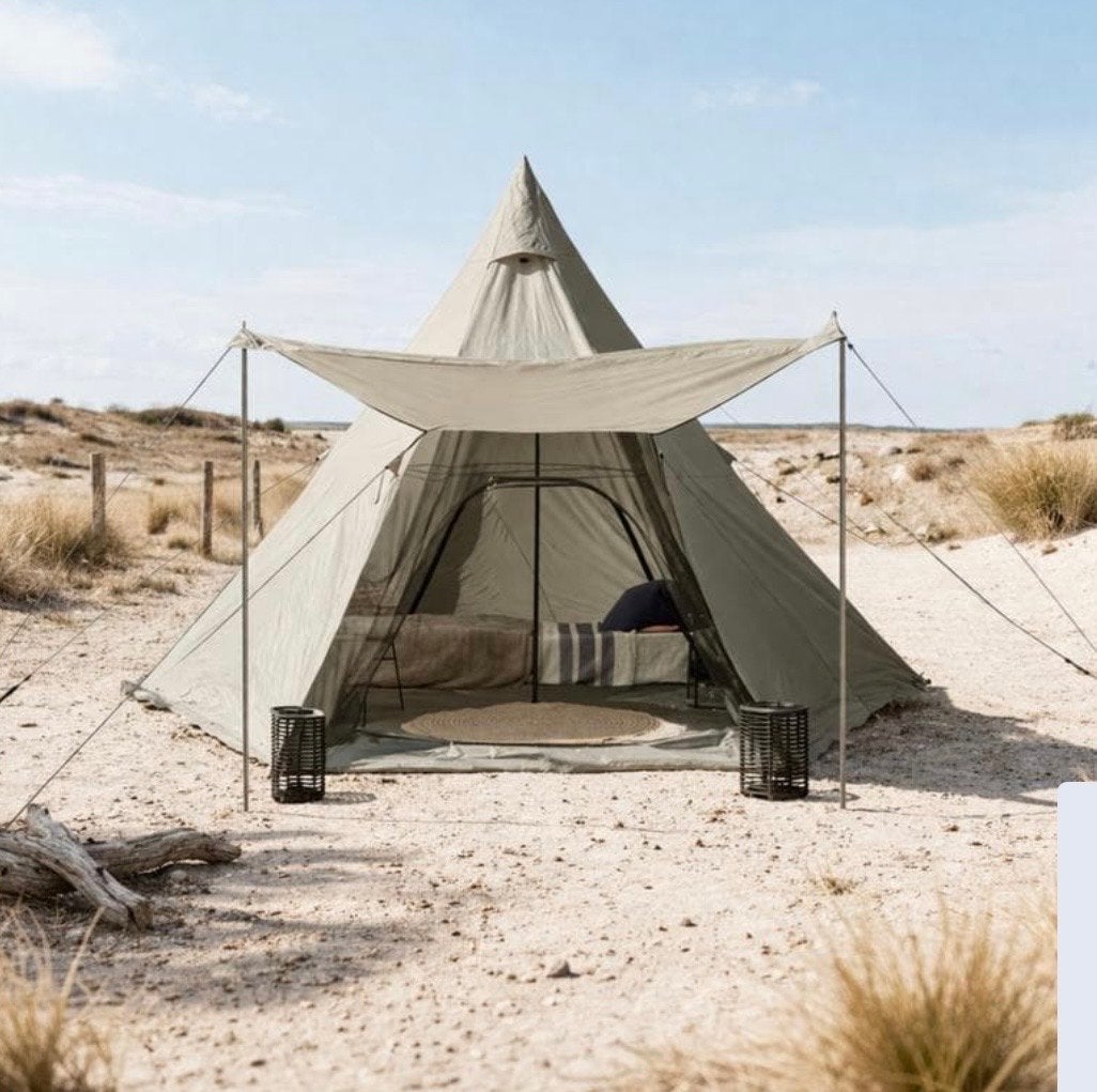 Teepee Tent - 6-persoons - Nieuw in doos, Ophalen of Verzenden, Nieuw, Tot en met 6
