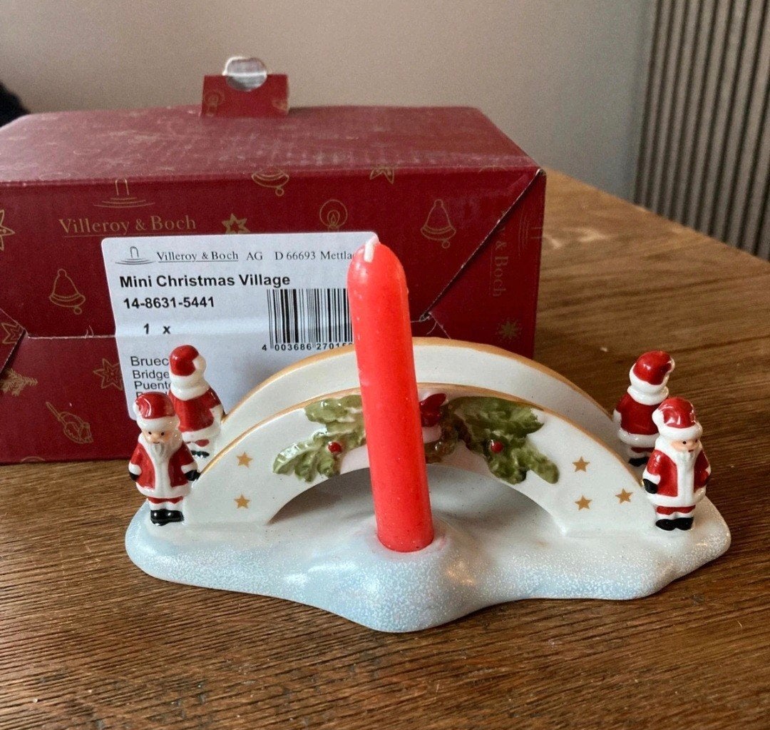 villeroy en boch mini christmas village bridge, Diversen, Ophalen of Verzenden, Zo goed als nieuw
