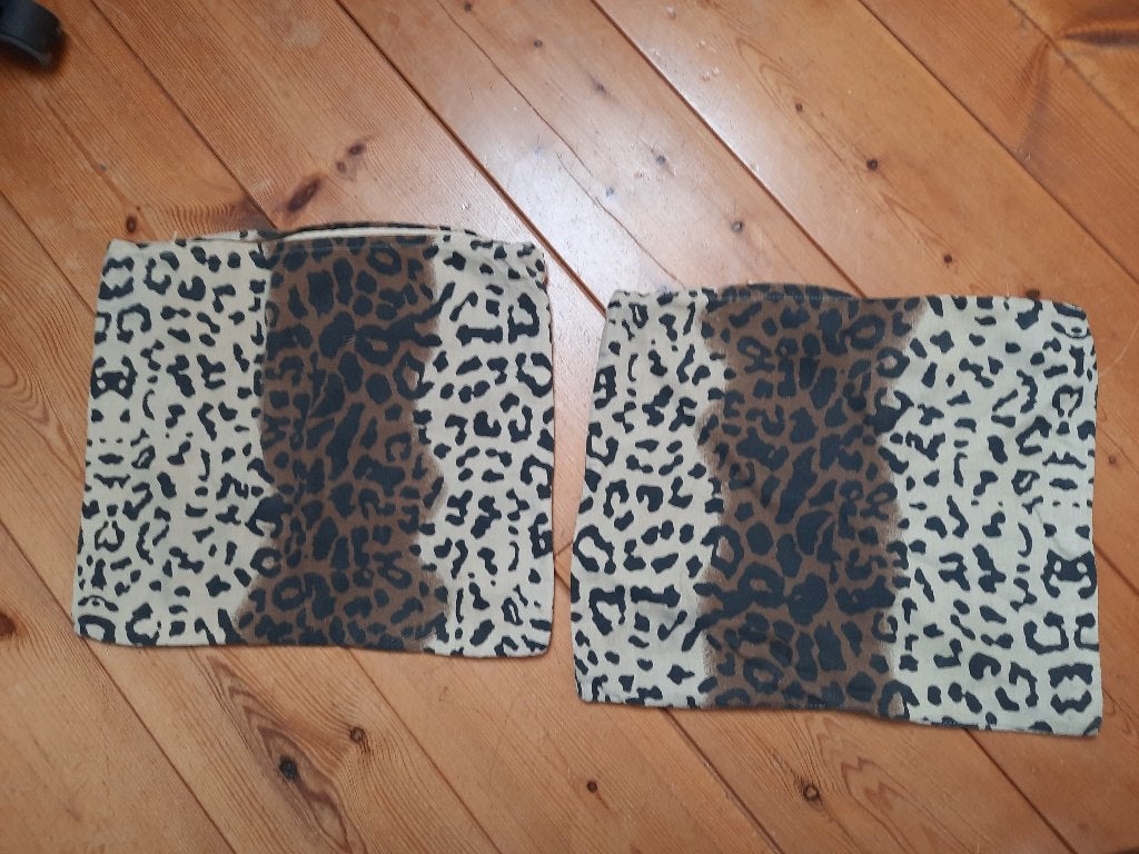 kussenslopen luipaard panter print, Ophalen of Verzenden, Zo goed als nieuw, Vierkant