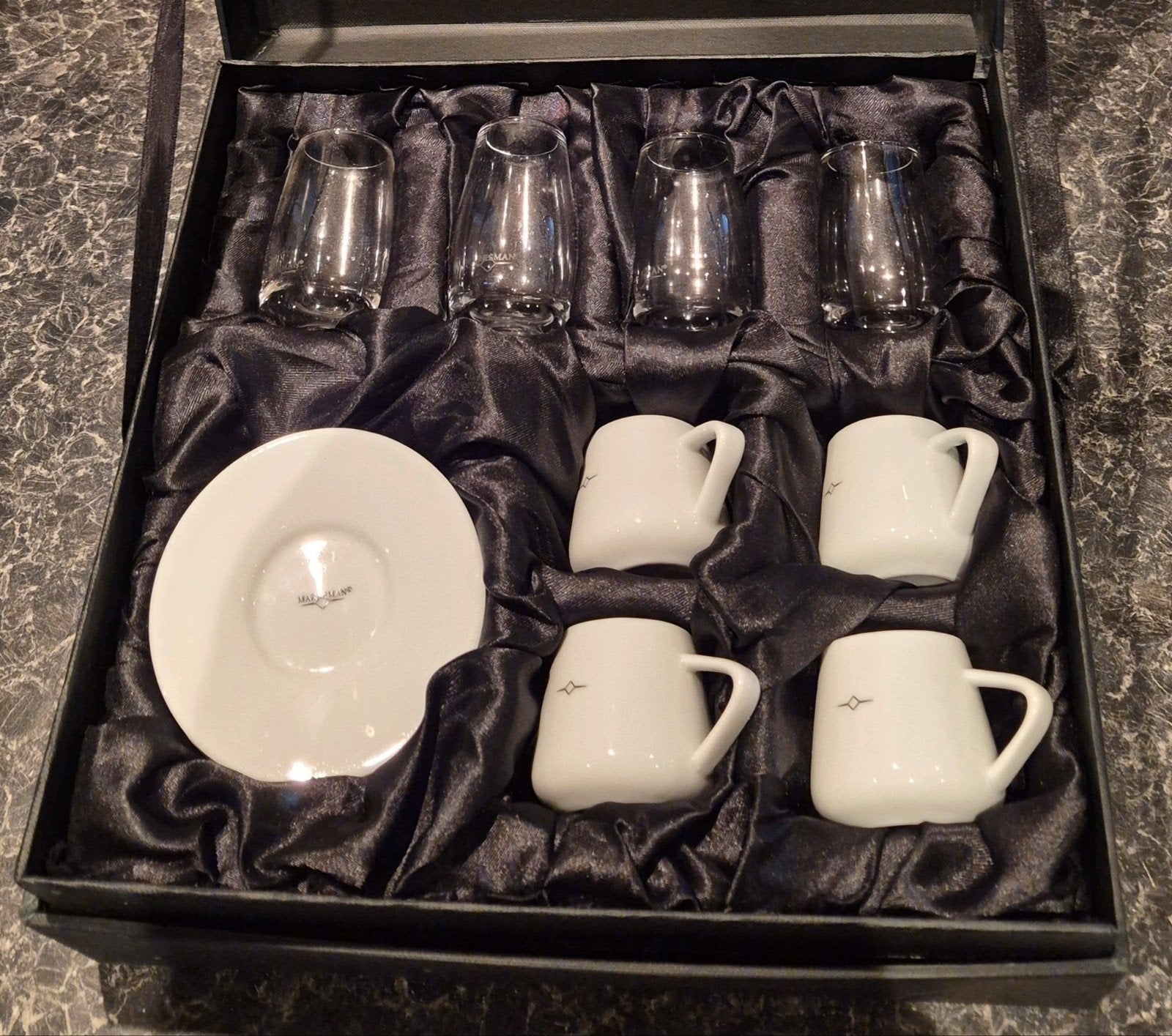 set van kleine espresso- of mokkakopjes en shotglazen,, Overige typen, Ophalen of Verzenden, Nieuw, Overige merken