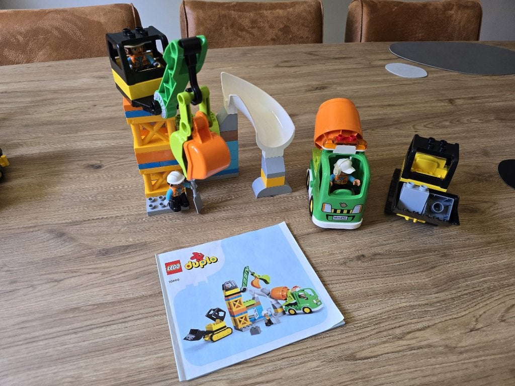 LEGO DUPLO 10990 — Bouwplaats (compleet, zonder boekje), Overige thema's, Ophalen of Verzenden, Duplo, Complete set