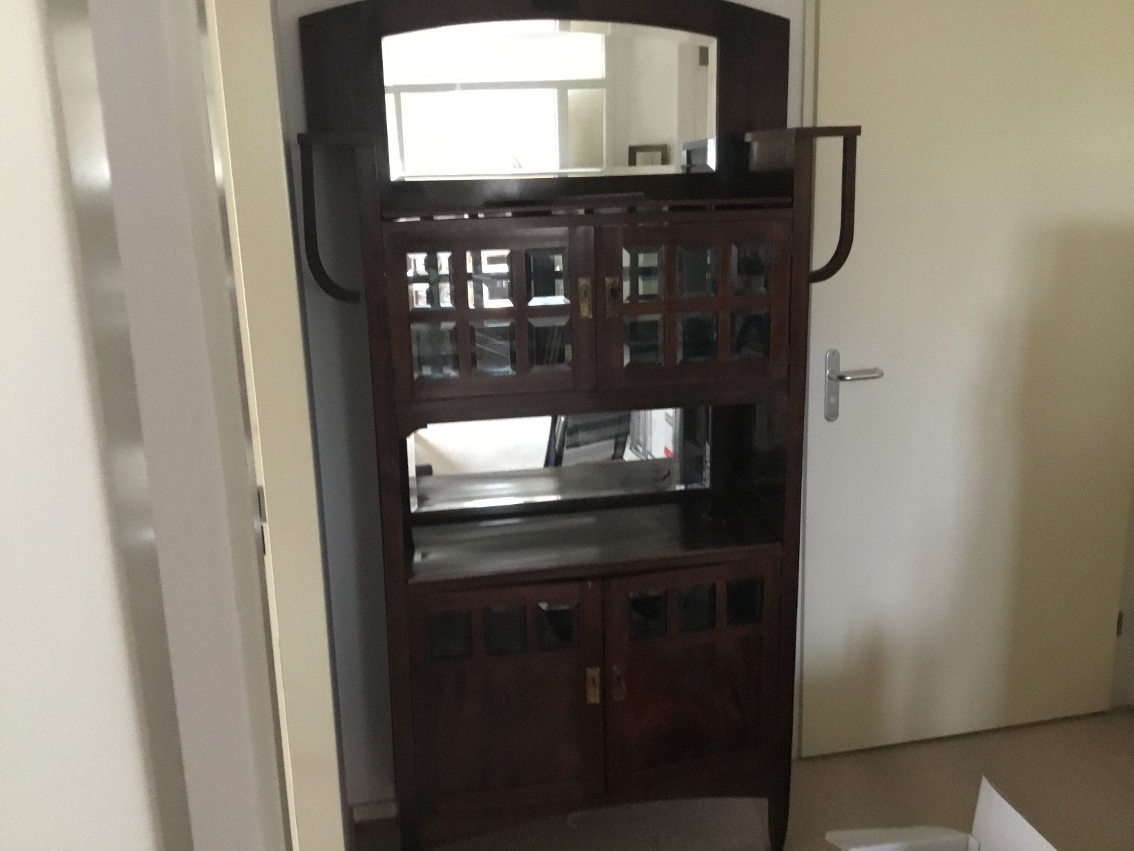 Antieke kast 90 cm breed 1.90 mete hoog, Ophalen of Verzenden