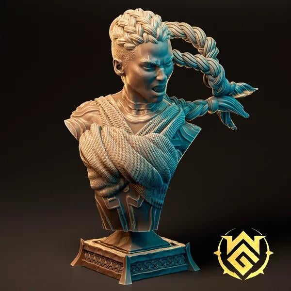Arcburn Brawler Bust - Gedetailleerde 3D Resin Print, Ophalen of Verzenden, Nieuw, Fantasy