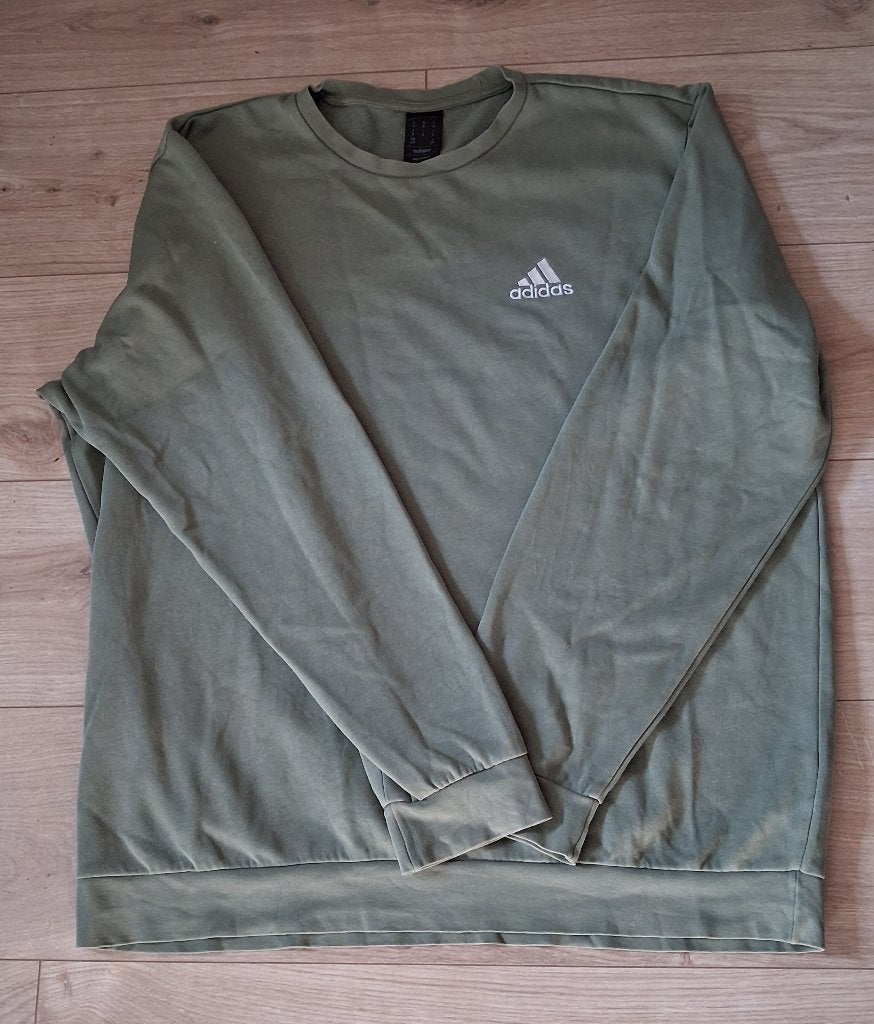 Adidas sweater trui groen olijf XL, Maat 56/58 (XL), Ophalen of Verzenden, Zo goed als nieuw, Adidas