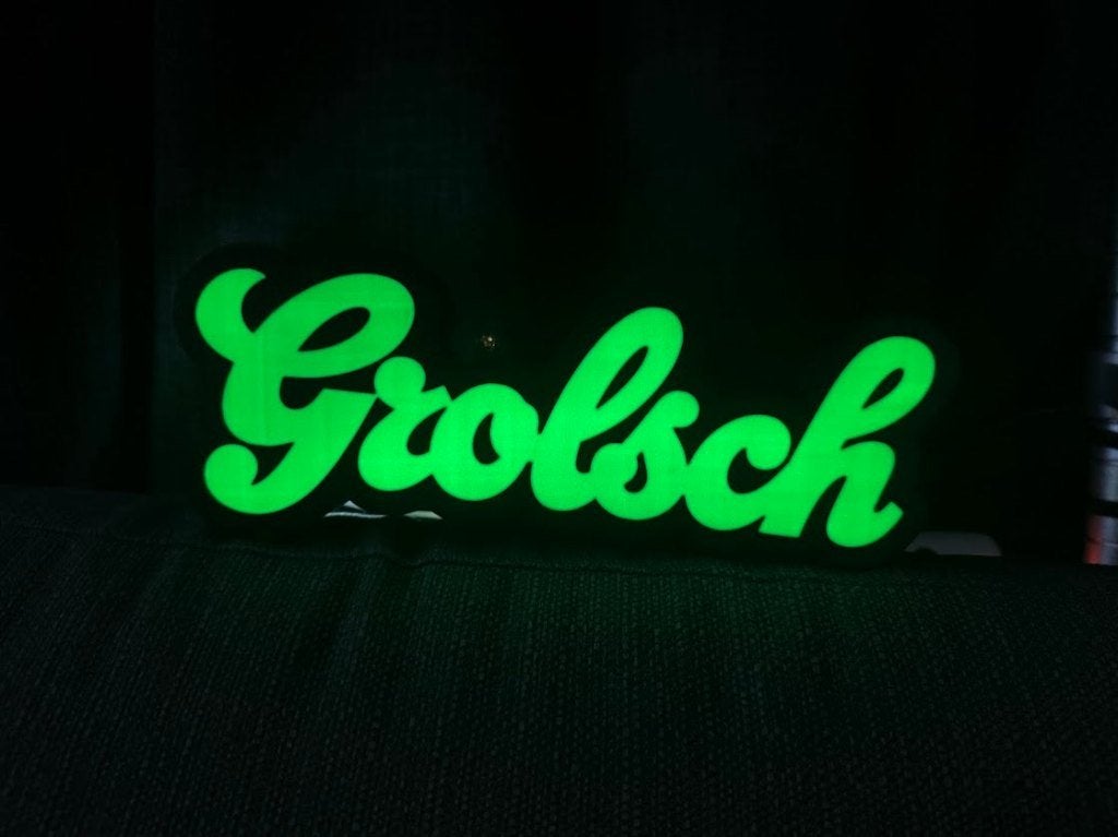 Grolsch 3d lampje 27cm, Ophalen of Verzenden, Nieuw, Overige typen, Grolsch
