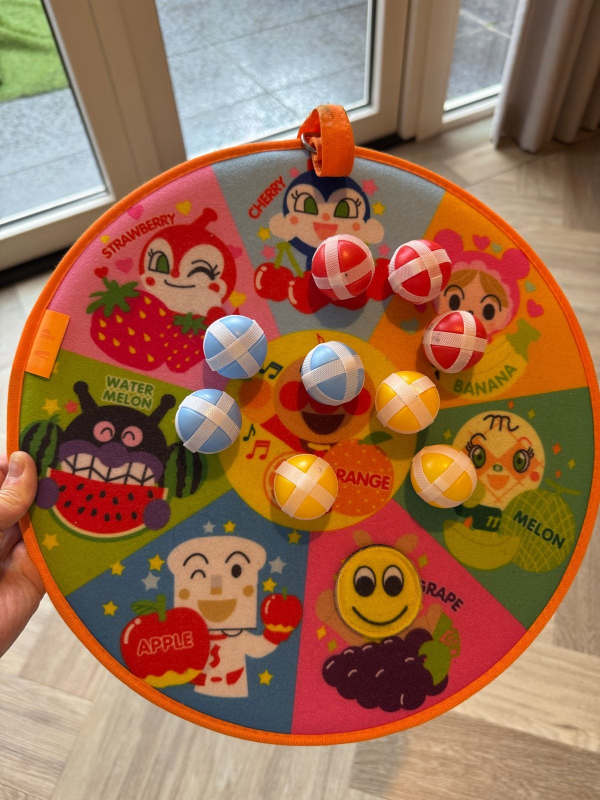 Dubbelzijdig dartbord met klittenband ballen, Verzenden, Gebruikt, Jongen of Meisje