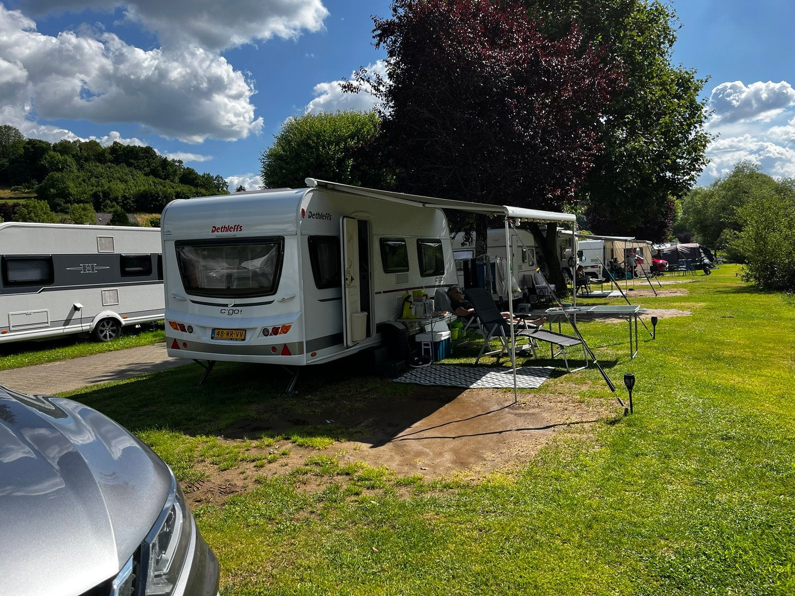 Dethleffs caravan 475 EL 2017, Caravans en Kamperen, Treinzit, Tot en met 3, Particulier, Dethleffs