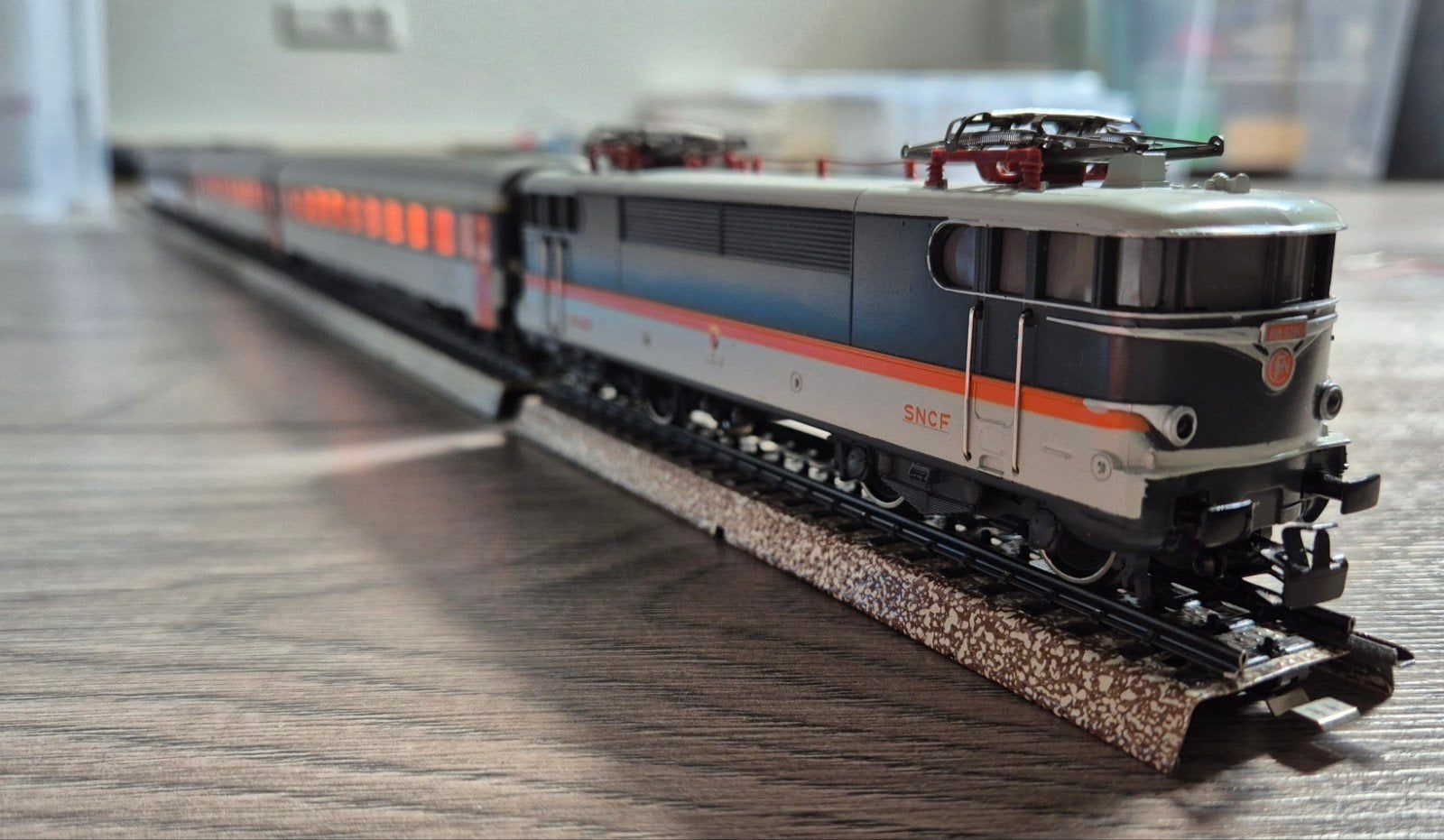 Märklin SNCF set met interieur verlichting, Wisselstroom, Ophalen of Verzenden, Analoog, Märklin