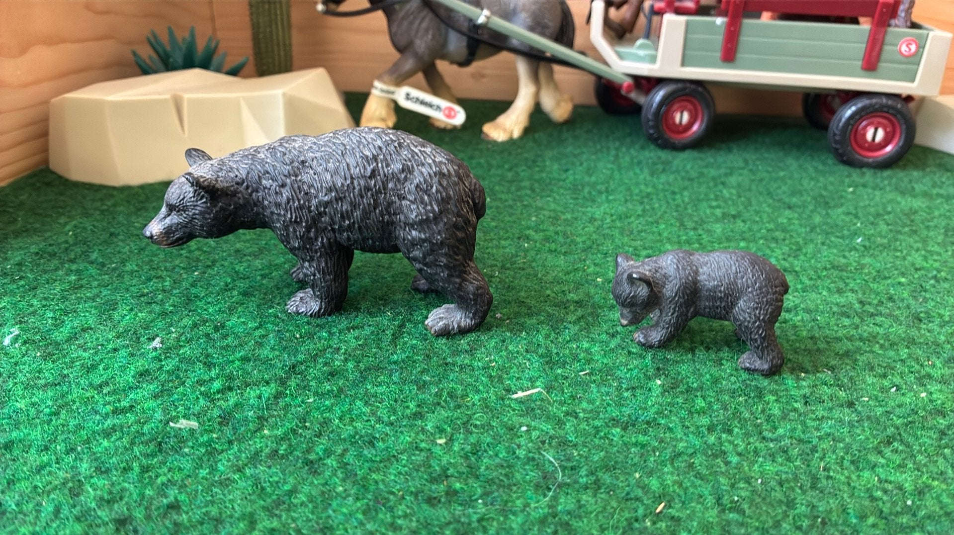 Schleich zwarte beer, Verzamelen, Dierenverzamelingen, Ophalen of Verzenden, Zo goed als nieuw, Wild dier, Beeldje of Figuurtje