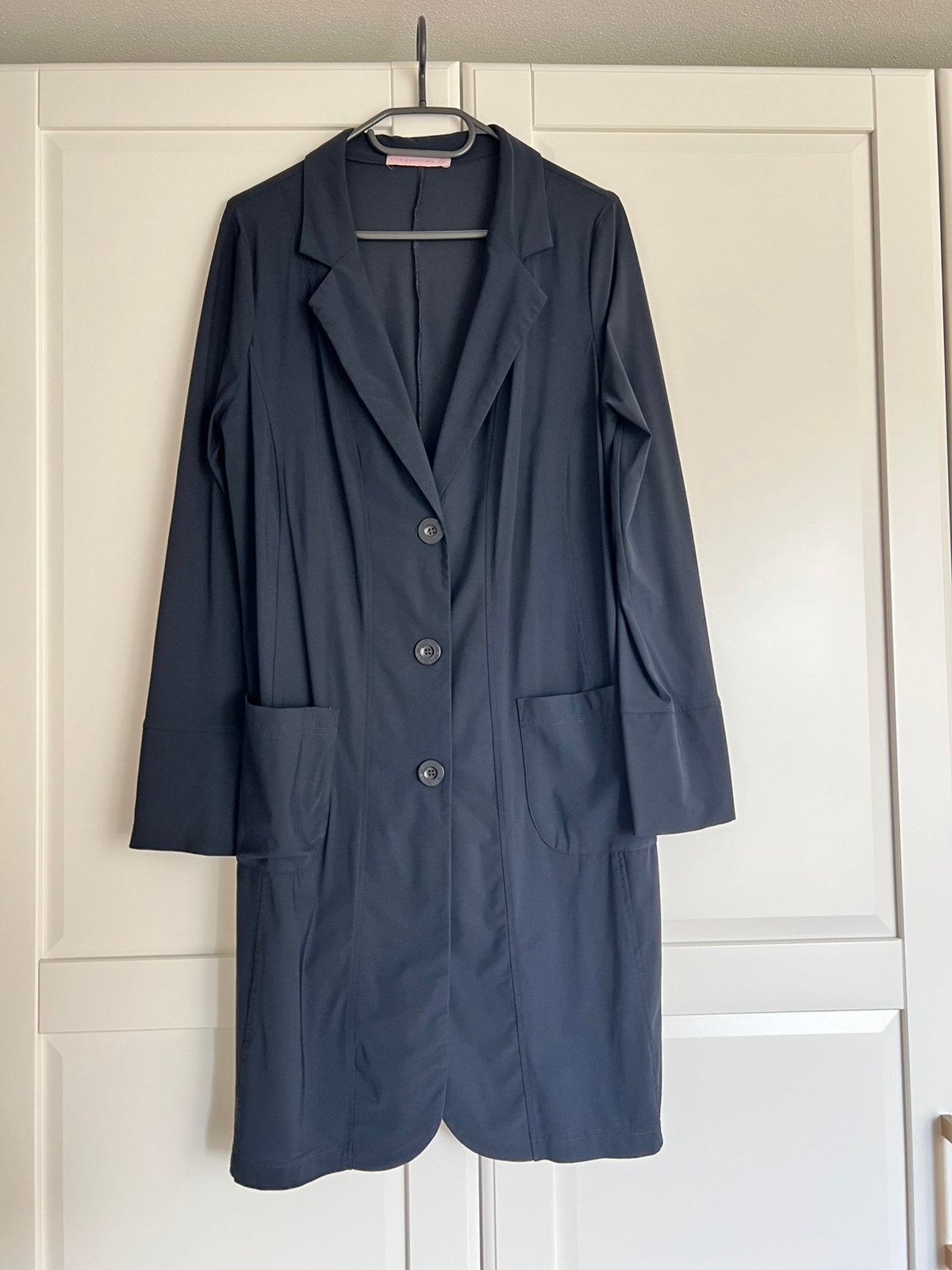 Studio anneloes sky high blazer XL donkerblauw travelstof, Blauw, Maat 46/48 (XL) of groter, Ophalen of Verzenden, Zo goed als nieuw
