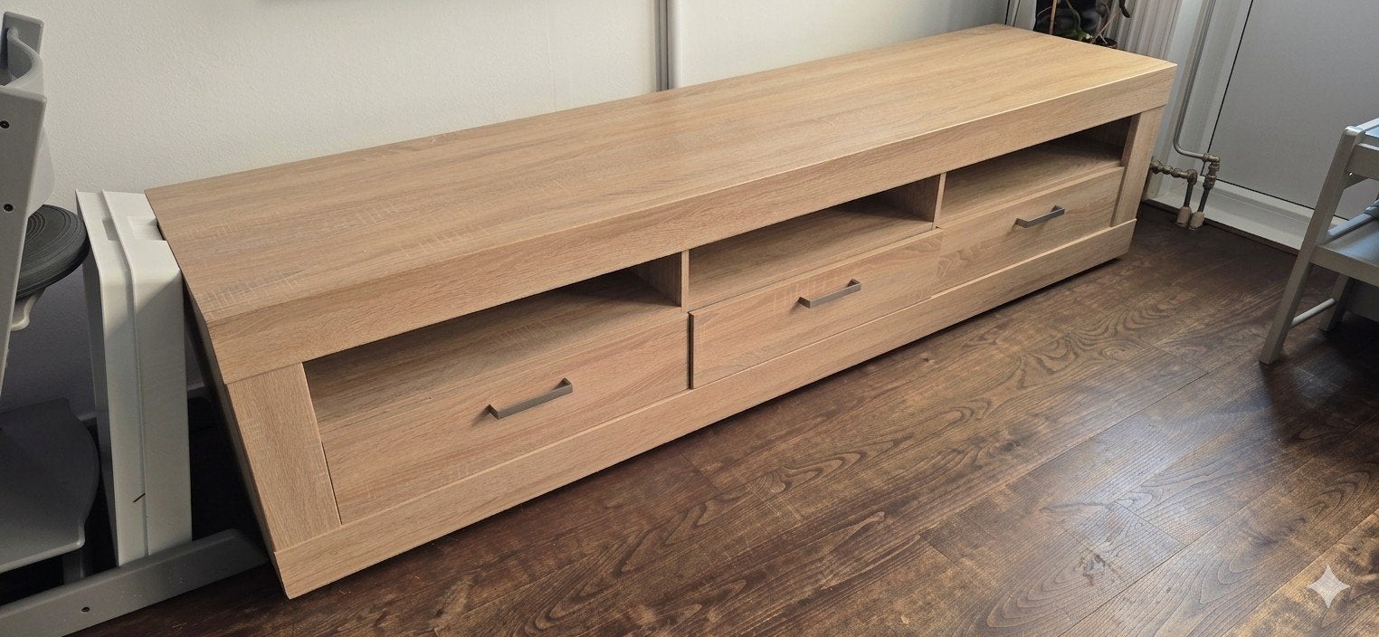 Vitrinekast, Salontafel, Bijzettafel en Tv Kast, Ophalen