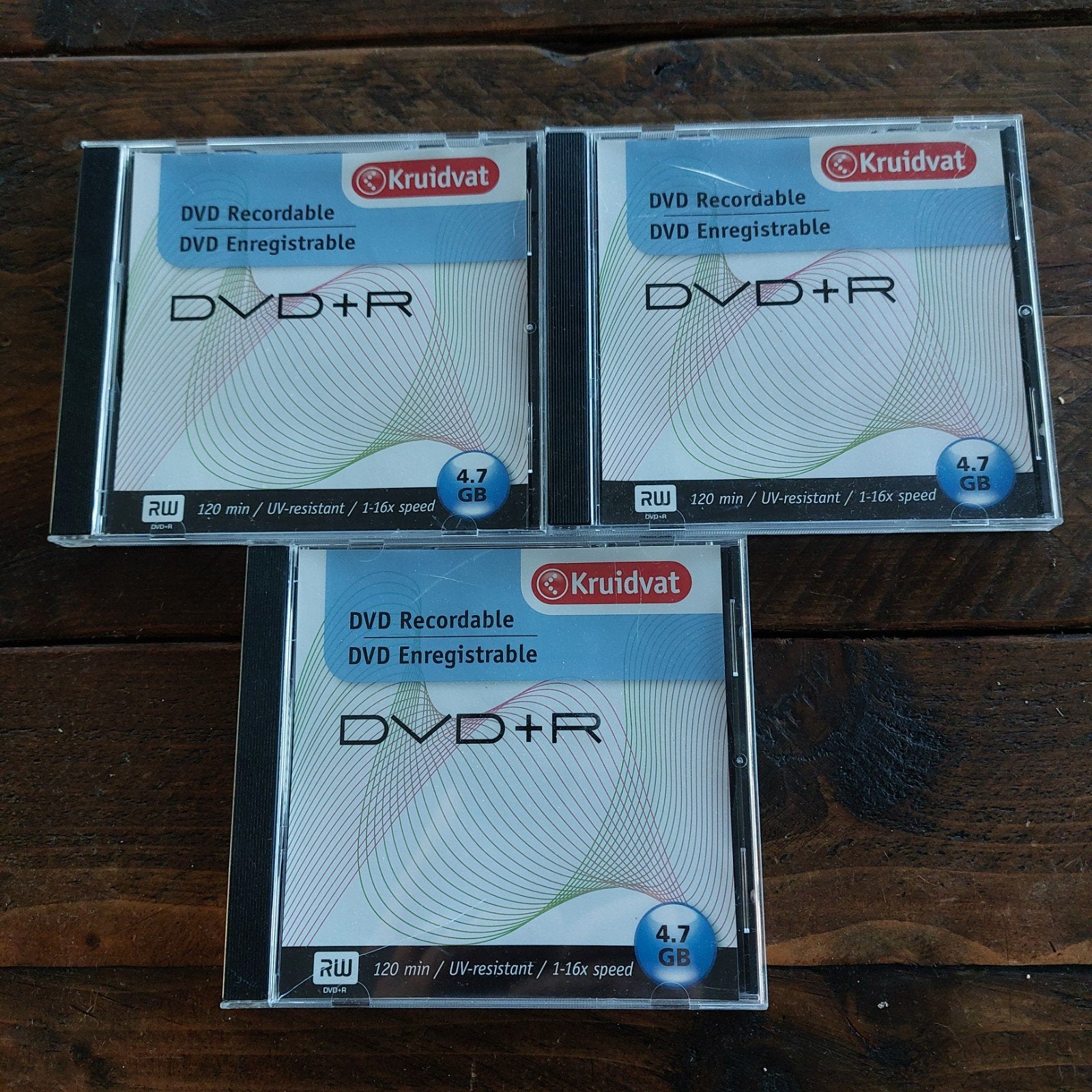 3x DVD+R nieuw, Kruidvat, Herschrijfbaar, Nieuw, Ophalen of Verzenden
