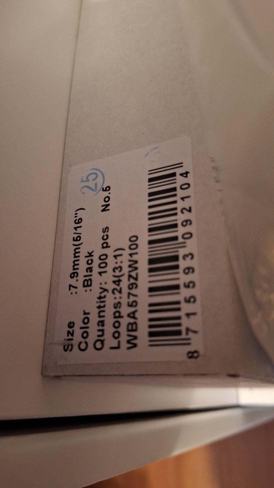 Bindruggen zwart 14.3, 12.7, 7.9, 9.5 en 16mm wire-o, Ophalen, Nieuw