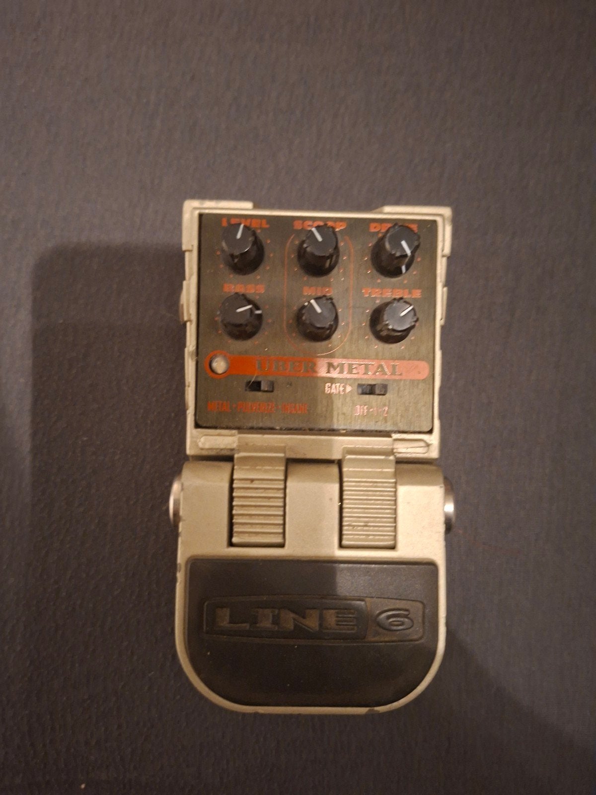 Line 6 Uber Metal gitaarpedaal, Muziek en Instrumenten, Ophalen of Verzenden, Gebruikt, Distortion, Overdrive of Fuzz