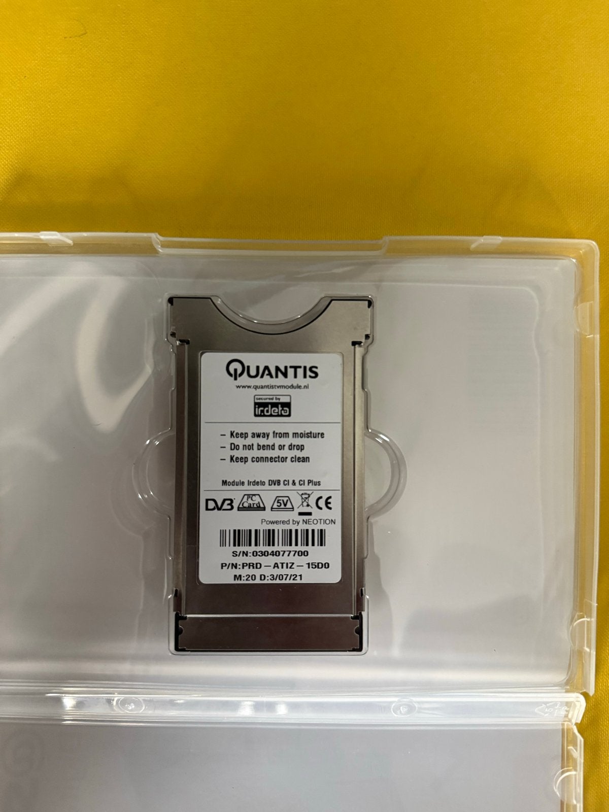 Quantis Irdeto CI+ Module voor Digitale TV, Ophalen, Zo goed als nieuw