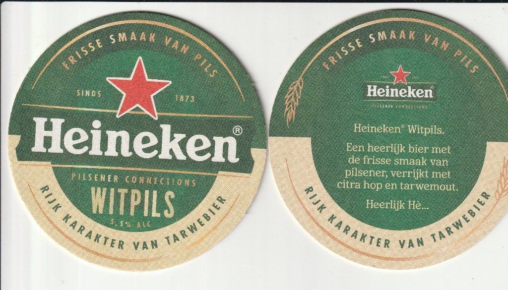 1 AMSTERDAM - HEINEKEN BIERVILTJE (036561), Verzamelen, Verzenden, Nieuw, Viltje(s), Heineken