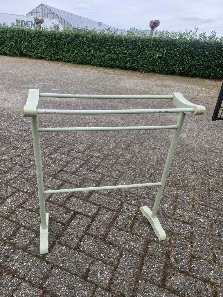 Brocante Wasrek - Vintage Houten Droogrek, Ophalen