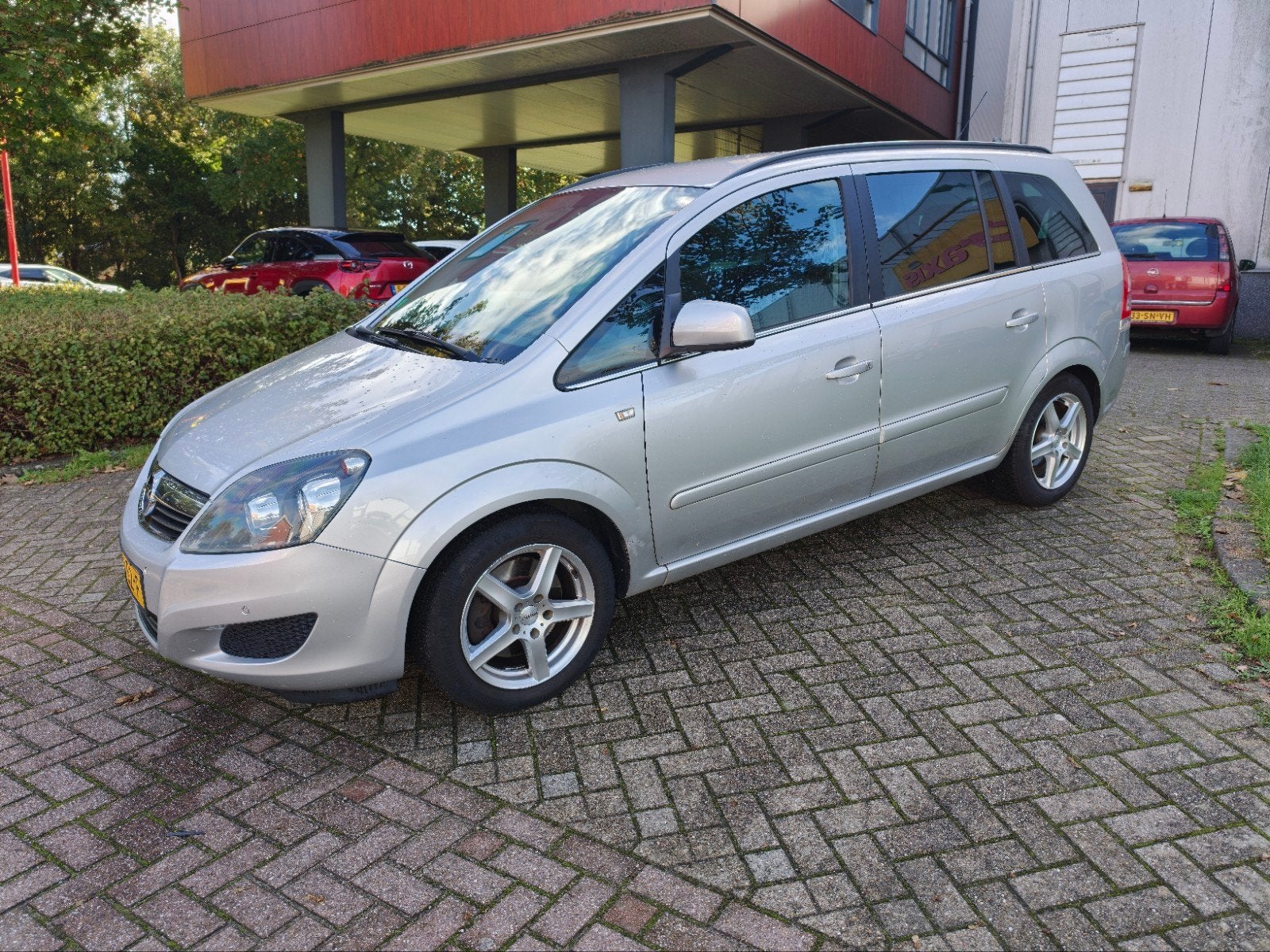 Opel Zafira 1.7 Cdti 81KW COSMO BJ 2012 navi clima pdc, Auto's, Voorwielaandrijving, Stof, Zwart, 4 cilinders