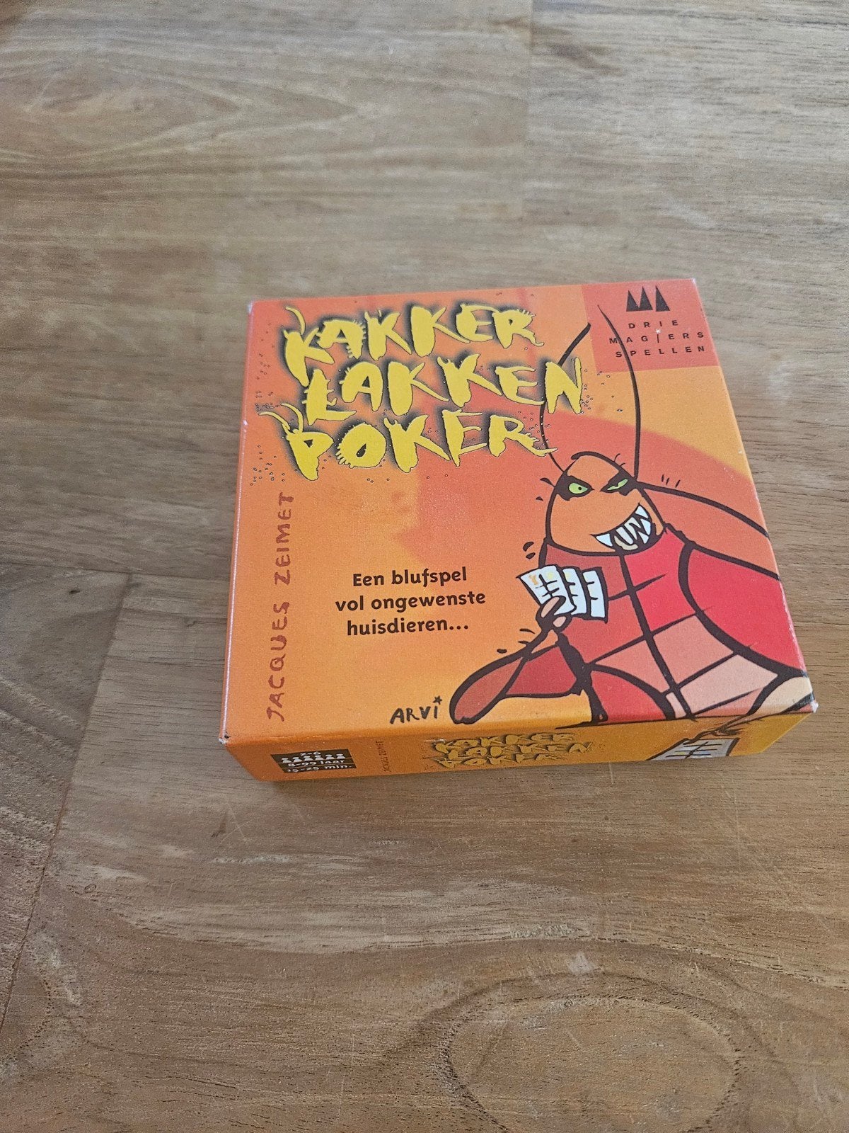 Kakkerlakken Poker - COMPLEET, Drie of vier spelers, Ophalen of Verzenden, Gebruikt, Drie Magiërs Spellen