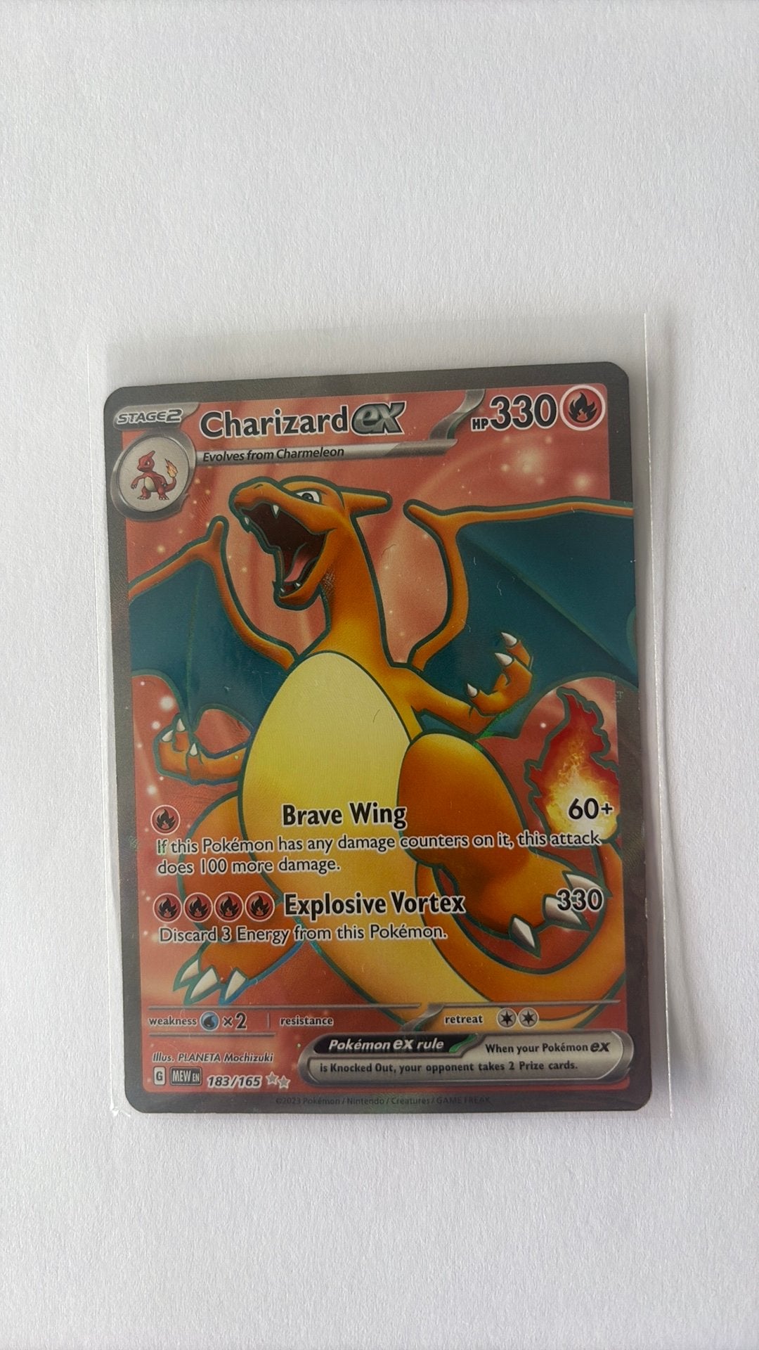 Charizard ex, Ophalen of Verzenden, Zo goed als nieuw