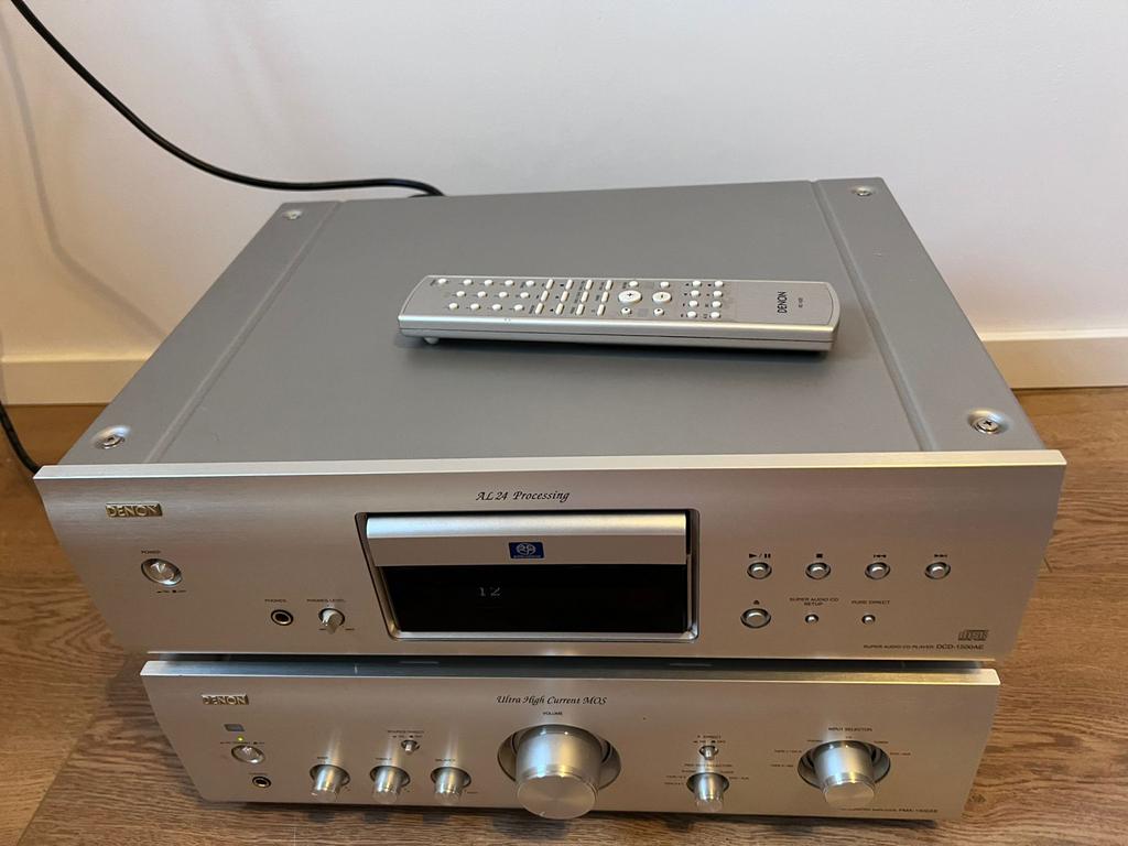 Denon PMA-1500AE Versterker + DCD-1500AE CD-speler, Ophalen, Zo goed als nieuw, Overige merken