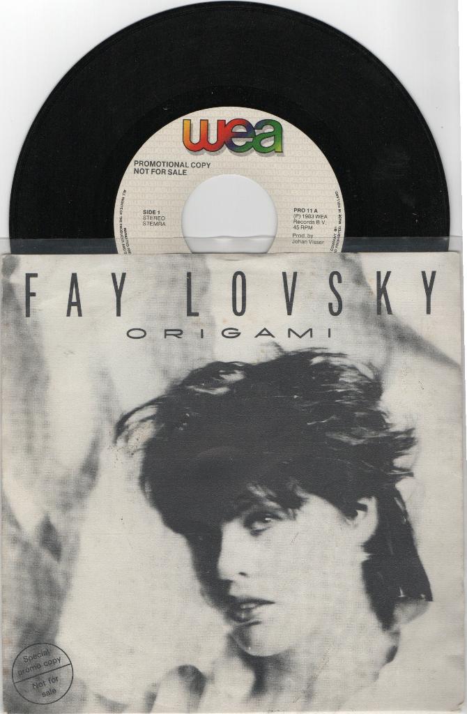Fay Lovsky – Origami ( promo ), Ophalen of Verzenden, Gebruikt, Pop