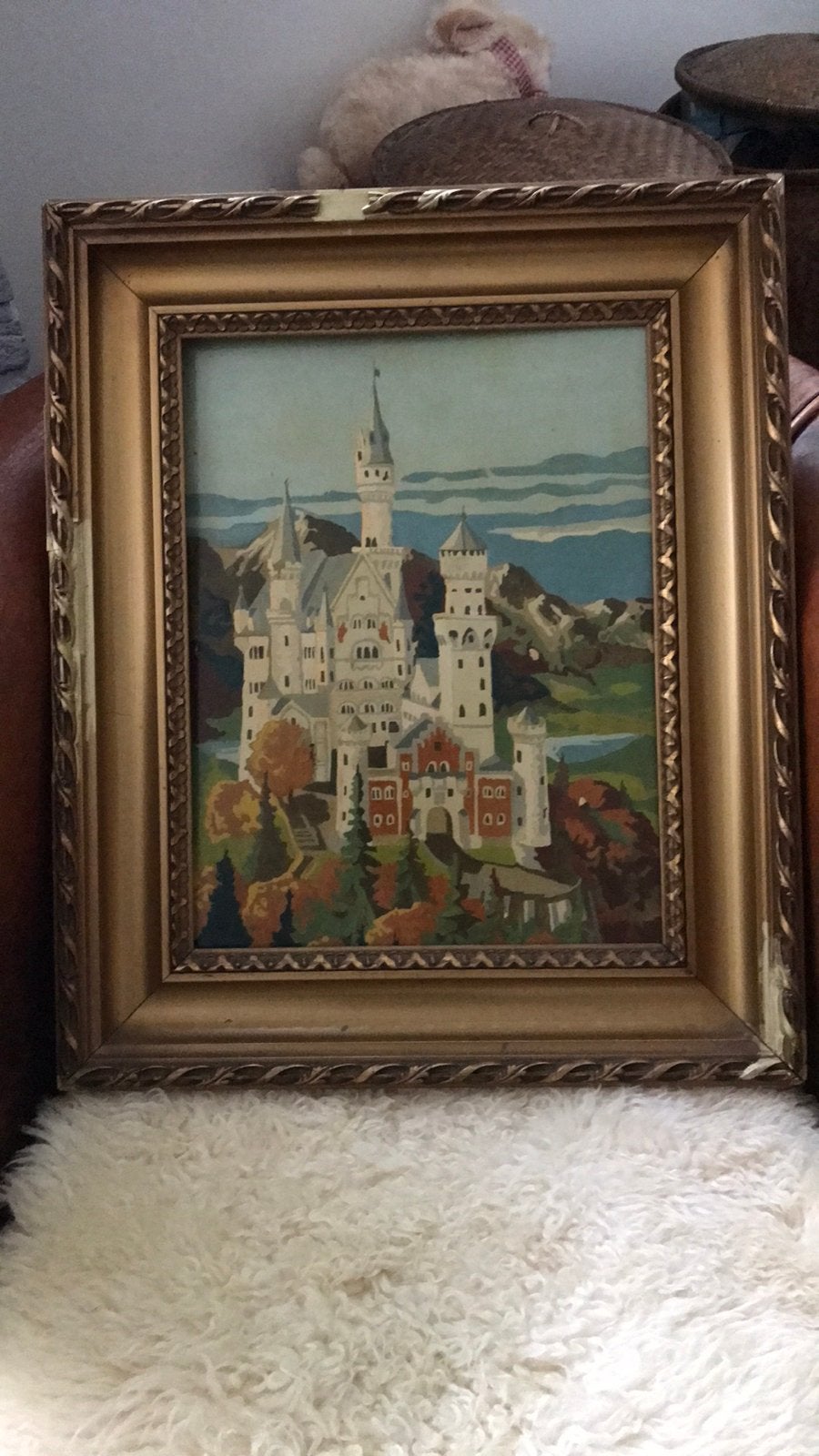 Olieverf schilderij, prachtig , kleurrijk, Antiek en Kunst, Kunst | Schilderijen | Klassiek, Ophalen of Verzenden