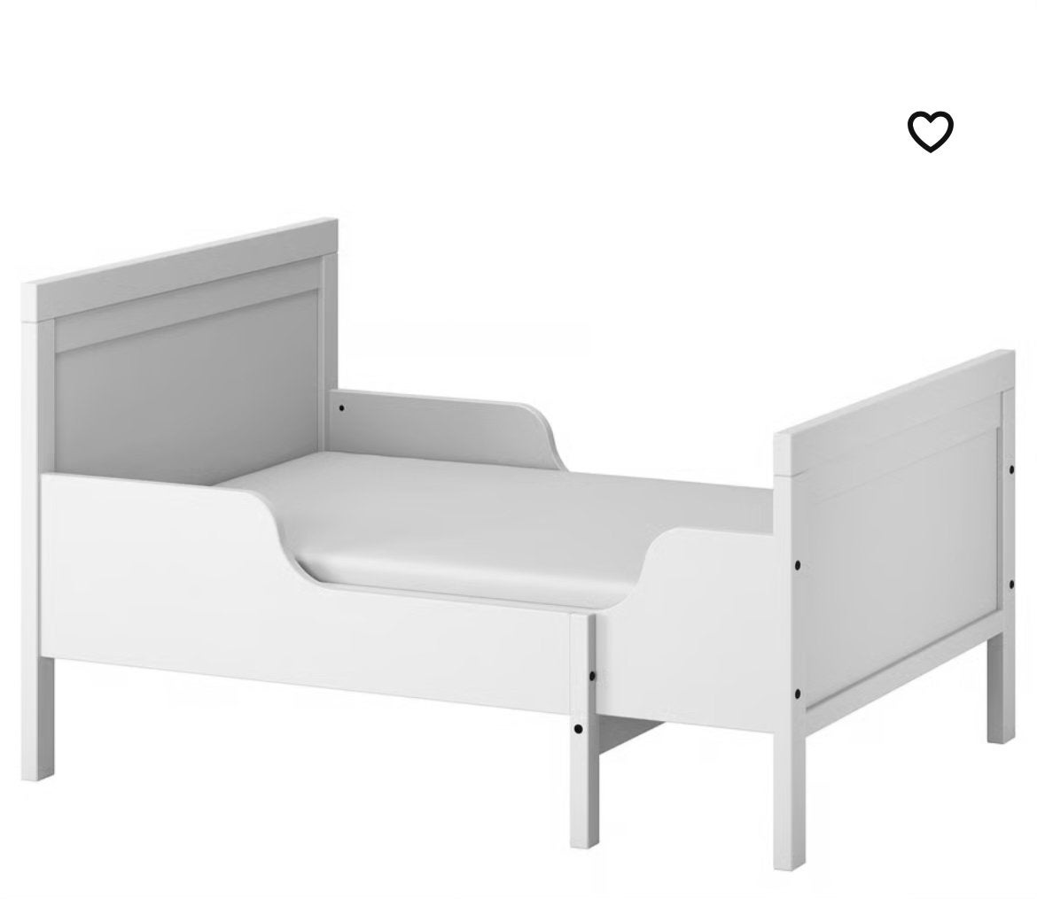 IKEA meegroeibed met matras - Zo goed als nieuw, Kinderen en Baby's, Ophalen, 70 tot 85 cm, 140 tot 160 cm, Zo goed als nieuw