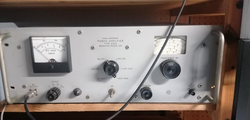 Boonton 230 A wide band amplifier, Telecommunicatie, Ophalen