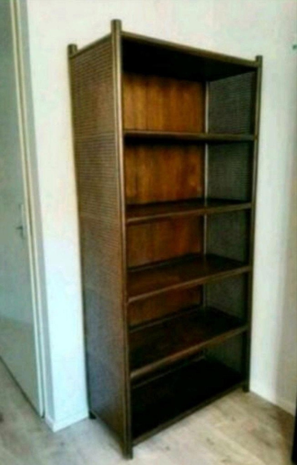 Boekenkast, bamboe, manou., Ophalen, 50 tot 100 cm, Zo goed als nieuw, 150 tot 200 cm
