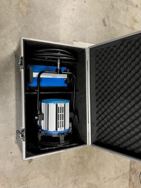 HMI 1200 Fresnel lamp, Ophalen, Gebruikt