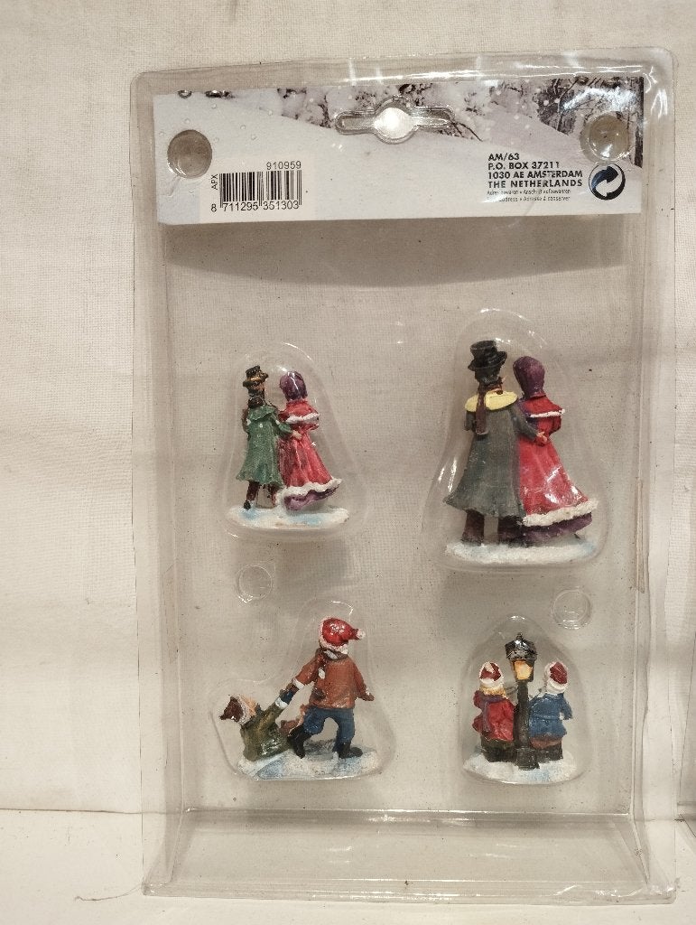 2 x 4 kerstbeeldjes *, Niet bekend, Niet bekend, Nieuw, Ophalen of Verzenden